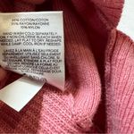 EXPRESS puffy short sleeve round hem sweater size xs dusty rose/ pink color. Photo 7