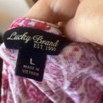 Lucky Brand  Paisley Print Women's Top - Pink large Photo 4