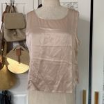 Italic 100% silk tank Pink Size L Photo 1