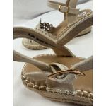 Tommy Bahamas Tan Espadrille Wedge Sandals Size 6.5 Brown Photo 5