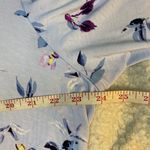 Lane Bryant Ruffle Front Faux Wrap Light Blue Floral Dress Size 22/24 Photo 10