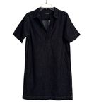 Ralph Lauren NWT Lauren Denim Shirt Dress Dark Navy Jones Street Wash Size M Photo 4