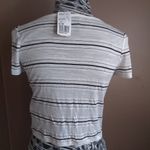 Forever 21  white striped crop top Photo 2