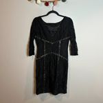 Calvin Klein  black lacy sheath dress Photo 4