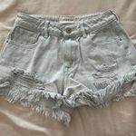 PacSun Light Wash Ripped Shorts Photo 0