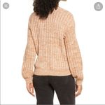 BLANK NYC Toffee Crewneck Balloon Sleeve Sweater Photo 1