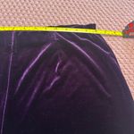 Bechamel women Purple Cropped Velvet Pants Size M Size M Photo 2