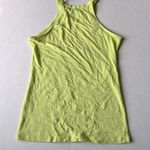 Aveto High neck tank top in neon yellow / green size small Photo 0
