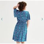 Draper James Ditzy floral v-neck M ruffle wrap dress Photo 1