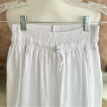 Giocam Coverup Pants Split Leg White Gauze High Waist OS Pool Beach Chic NWOT Size undefined Photo 1