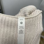 Lululemon Cashmere Blend Cashlu Sweater Open Cardigan Wrap Beige size XS/S Photo 6