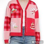 Her Universe Strawberry Shortcake Gingham Patchwork Cardigan Photo 0