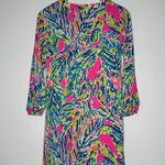 Lilly Pulitzer Rossmore Palm Reader V-Neck Pullover T-Shirt Dress Size X-Small Photo 5