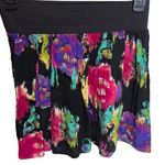 Delia's Delia’s Y2K Skirt Elastic Waist Circle Skirt Floral Multicolor Med Pink Purple Photo 0
