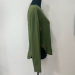 JoyLab Crew Neck Active Sweatshirt Thumbholes Size XS Women’s Green Photo 5