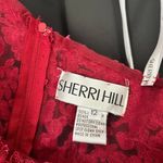 Sherri Hill 52730 2 Piece Lace Top Satin One Shoulder Prom Pageant Gown Size 12 Photo 3