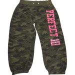 Bobbie Brooks Y2K Camo Cropped "perfect 10" sweatpants Pink Photo 0
