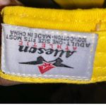 Alleson Athletics Vintage adjustable bright yellow y2k gorp unisex sun visor Photo 4