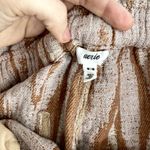 Aerie  Tan Tribal Jacquard High Waisted Cotton Pull-on Summer Beach Shorts M Photo 3