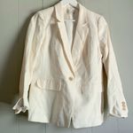 Loft Ann Taylor Ivory Blazer Jacket 6 P Photo 0