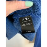 Alala  Sweatshirt Womens Large Stance Cropped Raw Hem Revolve‎ Athleisure Blue Photo 2