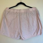 Thread and Supply NEW! Size LARGE Blush Pink Nude Elastic Waist Shorts Tencel Photo 7