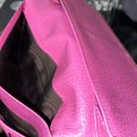 Gucci  Brown and Pink Clutch with Gold Chain Photo 10