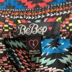 Bebop Aztec Tribal Print High Waist Soft Short Size S Elastic Waist Tie Front Photo 4