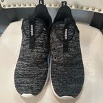 Adidas Cloudfoam Pure Core Black Women’s Shoes Size 8 EUC Missing Laces Walking Photo 1