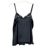 Vassarette Vintage  Black Slip Tank Top Sz M Photo 3