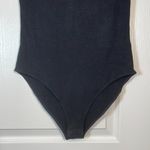 Mango Pop Black Cotton Tee Bodysuit Size Small NWT #0462-AZ Photo 2