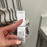 Lucky Brand  Women's Black and White Striped Button Down Shirt Photo 4