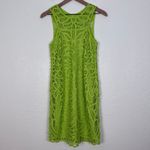 Lilly Pulitzer  Siesta Shift Dress Knit Battenburg Lace Matcha Green Size 2 Photo 1