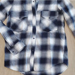 ZARA  Woman's Plaid Black & White Buttoned Shirt Photo 1