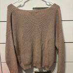 Lulus  Feel It Still Taupe Knit Sweater Photo 2
