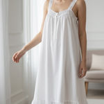 Victoria's Secret Vintage Victoria’s Secret 90’s White Label Crochet Detail Nightgown Dress Large Photo 0