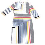Donna Morgan  Abstract Geometric Striped Vintage Style Dress Size 6 Photo 0