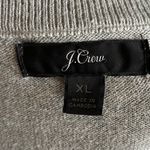 J.Crew Gorgeous gray sweater with white polka dots, short sleeves, excellent condition, size xl Measurements: Bust: armpit to armpit 23-26 inches Length: shoulder seam to bottom 23 inches Photo 6