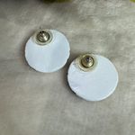 Boutique Vintage Black and White Stud Earrings Photo 3
