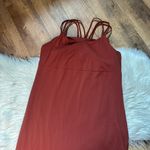 Athleta Hyper Focused Bra Dress In Powervita In Dried Cinnamon Photo 2