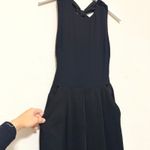 Alice + Olivia Women's Black Hiloti Cross Back Silk Blend Jumpsuit Size 2 Photo 6