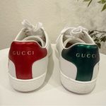 Gucci Authentic Women's New Ace Interlock Logo Print White Green Red Sneaker 36 Photo 5