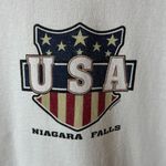 Vintage 90s USA Niagara Falls T Shirt White Large L Single Stitch Graphic Tee Photo 14