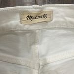 Madewell  The Perfect Vintage Crop Jean in Tile White Raw hem Photo 6