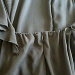 Aniye By Flutter Sleeve Sheer Ruffled Tiered Maxi Dress Black Women's Size Small Photo 6