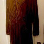 Tommy Hilfiger  Rich Brown Tie-Neck Blouse Photo 0