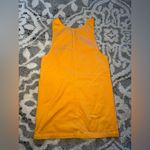 Boho Cottagecore Orange Yellow Overall Dress 🔹 Photo 1