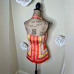 Ann Taylor ’s NWT White, Orange, Yellow & Gray Halter Tank Top Size 6 Photo 11
