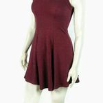 Urban Outfitters UO Silence + Noise Wine Fit Flare Open Back Dress Photo 3