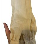 Vintage cottage core beige long sleeve pleated dress measurements in pictures Size undefined Photo 5